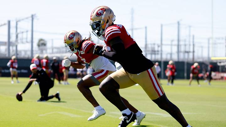 Aug 3, 2026; San Francisco, CA, USA; San Francisco 49ers wide receiver Deebo Samuel Sr. (19) during training camp at Levi's Stadium. Mandatory Credit: Sergio Estrada-Imagn Images Aug 3, 2026; San Francisco, CA, USA; San Francisco 49ers wide receiver Deebo Samuel Sr. (19) during training camp at Levi's Stadium. Mandatory Credit: Sergio Estrada-Imagn Images