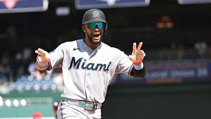 Miami Marlins shortstop Otto Lopez Mandatory Credit: Brad Mills-Imagn Images Miami Marlins shortstop Otto Lopez Mandatory Credit: Brad Mills-Imagn Images
