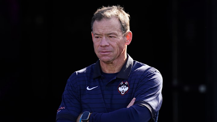 UConn coach Jim Mora UConn coach Jim Mora
