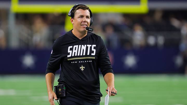 New Orleans Saints head coach Kellen Moore New Orleans Saints head coach Kellen Moore