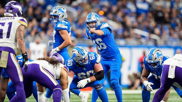 The Lions will try to protect Jared Goff better against Brian Flores’s defense on Sunday. The Lions will try to protect Jared Goff better against Brian Flores’s defense on Sunday.