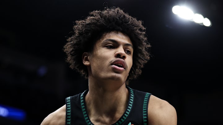 Feb 22, 2026; Minneapolis, Minnesota, USA; Minnesota Timberwolves forward Joan Beringer (19) looks on during the second half against the Philadelphia 76ers at Target Center. Mandatory Credit: Matt Krohn-Imagn Images Feb 22, 2026; Minneapolis, Minnesota, USA; Minnesota Timberwolves forward Joan Beringer (19) looks on during the second half against the Philadelphia 76ers at Target Center. Mandatory Credit: Matt Krohn-Imagn Images