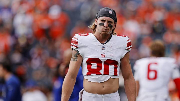 New York Giants wide receiver Gunner Olszewski New York Giants wide receiver Gunner Olszewski