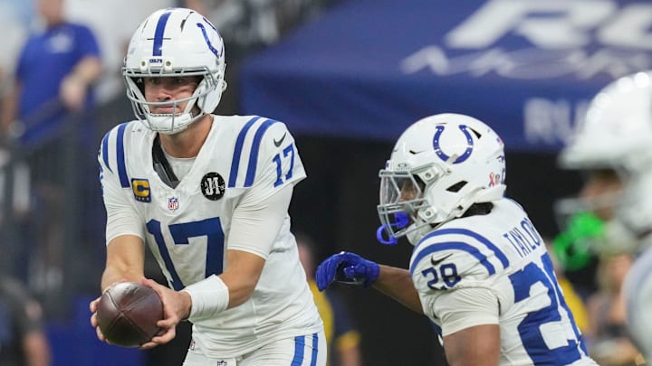 Daniel Jones and the Colts are road favorites against the Titans in Week 3. Daniel Jones and the Colts are road favorites against the Titans in Week 3.