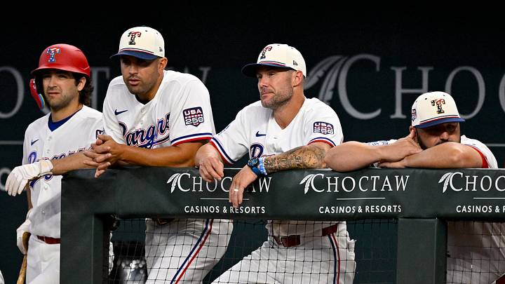 Texas Rangers manager Skip Schumaker. Texas Rangers manager Skip Schumaker.