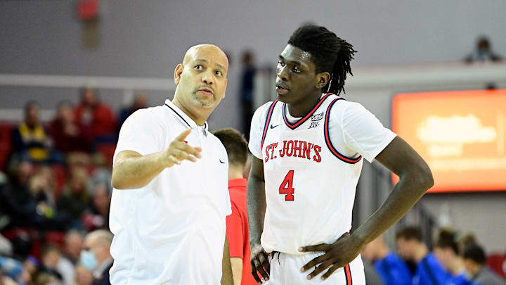 St. Francis Brooklyn v St. John's; St. John's basketball assistant coach Van Macon