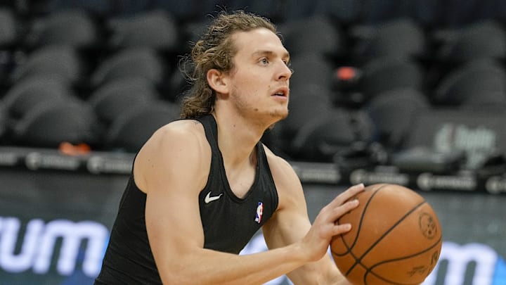 Feb 17, 2022; Charlotte, North Carolina, USA; Miami Heat guard Kyle Guy (5) during warms up before a game against the Charlotte Hornets at the Spectrum Center. Mandatory Credit: Jim Dedmon-Imagn Images Feb 17, 2022; Charlotte, North Carolina, USA; Miami Heat guard Kyle Guy (5) during warms up before a game against the Charlotte Hornets at the Spectrum Center. Mandatory Credit: Jim Dedmon-Imagn Images