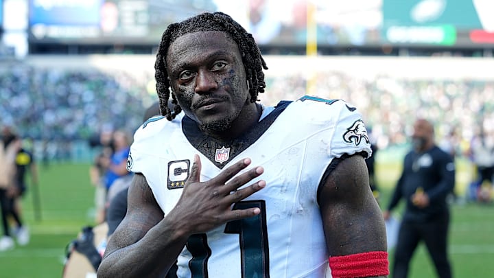 A.J. Brown finally gets his credit in 2025 by PFF with WR rankings after  Week 3