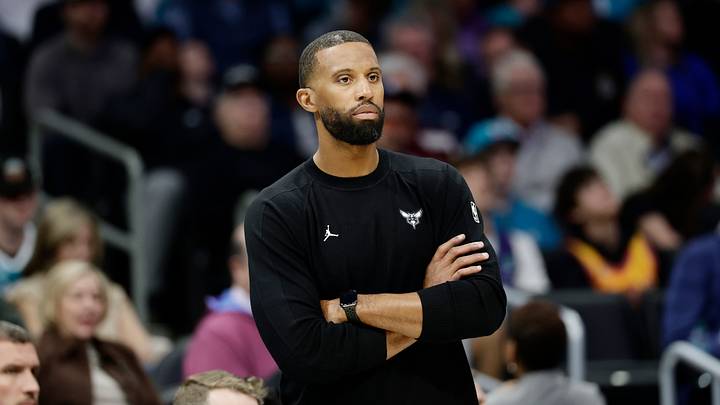 Mar 19, 2026; Charlotte, North Carolina, USA; Charlotte Hornets Head Coach Charles Lee watches from the sideline during the third quarter against the Orlando Magic at Spectrum Center. Mandatory Credit: Brian Westerholt-Imagn Images Mar 19, 2026; Charlotte, North Carolina, USA; Charlotte Hornets Head Coach Charles Lee watches from the sideline during the third quarter against the Orlando Magic at Spectrum Center. Mandatory Credit: Brian Westerholt-Imagn Images