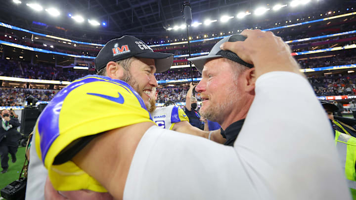 Super Bowl LVI - Los Angeles Rams v Cincinnati Bengals, Les Snead, Matthew Stafford