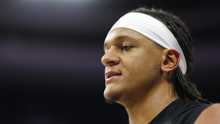 Orlando Magic forward Paolo Banchero before a game against the Philadelphia 76ers at Xfinity Mobile Arena.