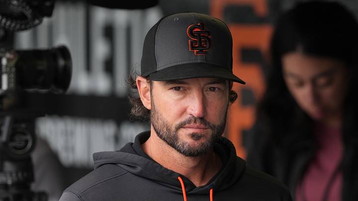San Francisco Giants manager Tony Vitello (23). Mandatory Credit: Darren Yamashita-Imagn Images San Francisco Giants manager Tony Vitello (23). Mandatory Credit: Darren Yamashita-Imagn Images