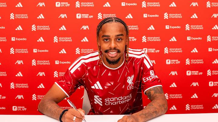 Liverpool Unveil New Signing Bradley Barcola