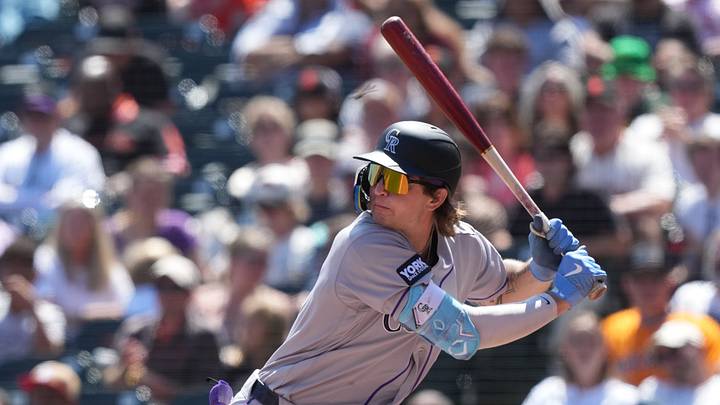 Colorado Rockies outfielder Zac Veen | Credit: Darren Yamashita Colorado Rockies outfielder Zac Veen | Credit: Darren Yamashita