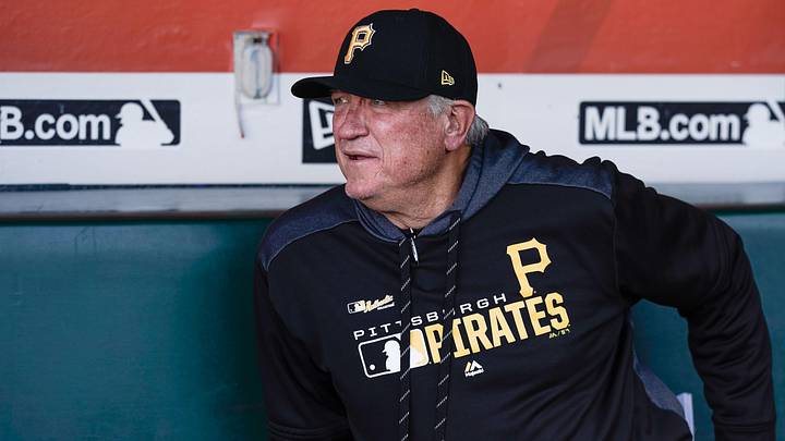 Sep 9, 2019; San Francisco, CA, USA; Pittsburgh Pirates manager Clint Hurdle (13) in the dugout before the game against the San Francisco Giants at Oracle Park. Mandatory Credit: Stan Szeto-Imagn Images Sep 9, 2019; San Francisco, CA, USA; Pittsburgh Pirates manager Clint Hurdle (13) in the dugout before the game against the San Francisco Giants at Oracle Park. Mandatory Credit: Stan Szeto-Imagn Images