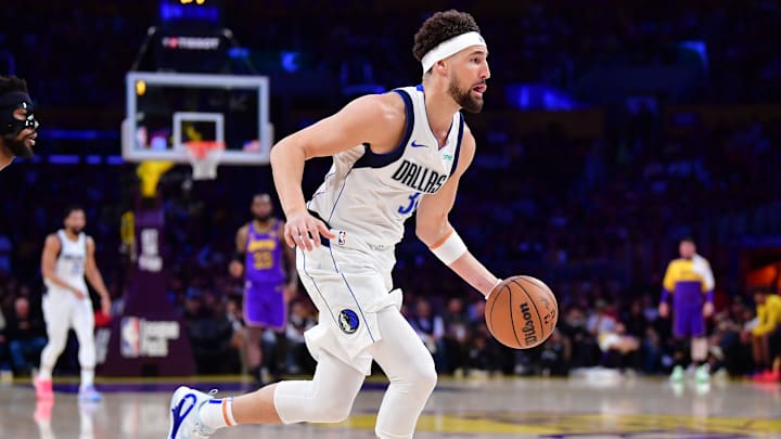 Dallas Mavericks guard Klay Thompson is a great prop target on Friday.