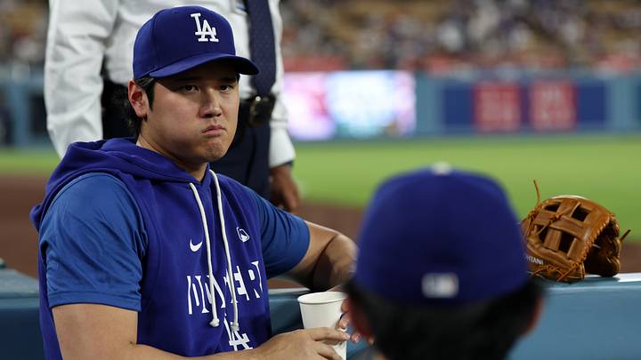 Sep 9, 2026; Los Angeles, California, USA; Los Angeles Dodgers two-way player Shohei Ohtani (17) looks on during the first inning against the Cincinnati Reds at Dodger Stadium. Mandatory Credit: Kiyoshi Mio-Imagn Images Sep 9, 2026; Los Angeles, California, USA; Los Angeles Dodgers two-way player Shohei Ohtani (17) looks on during the first inning against the Cincinnati Reds at Dodger Stadium. Mandatory Credit: Kiyoshi Mio-Imagn Images