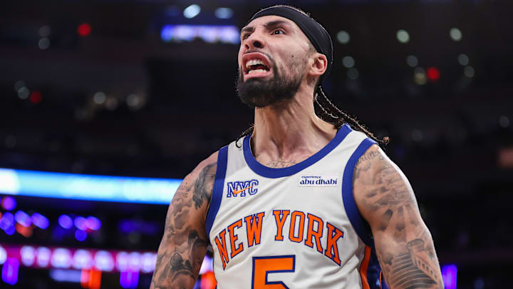 Feb 21, 2026; New York, New York, USA; New York Knicks guard Jose Alvarado (5). Mandatory Credit: Wendell Cruz-Imagn Images Feb 21, 2026; New York, New York, USA; New York Knicks guard Jose Alvarado (5). Mandatory Credit: Wendell Cruz-Imagn Images