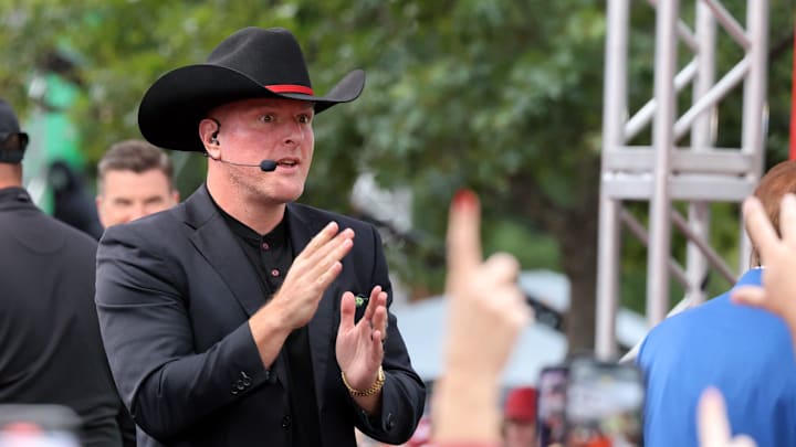 ESPN personality Pat McAfee discussed a CFP contender that 'has it all' on College GameDay. ESPN personality Pat McAfee discussed a CFP contender that 'has it all' on College GameDay.