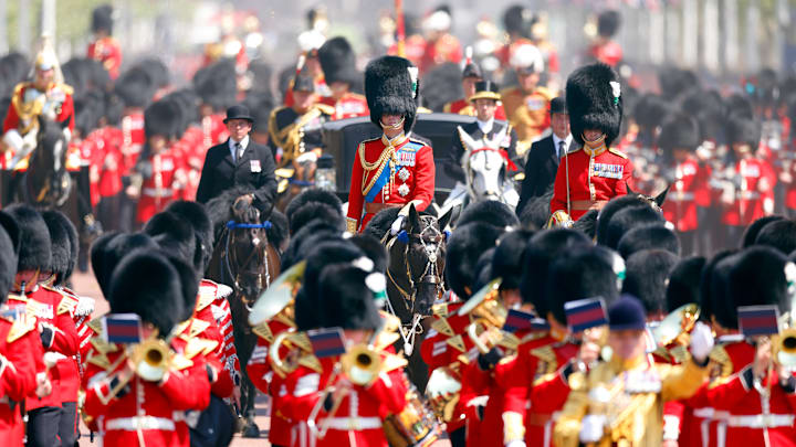 Prince William during the Colonel's Review