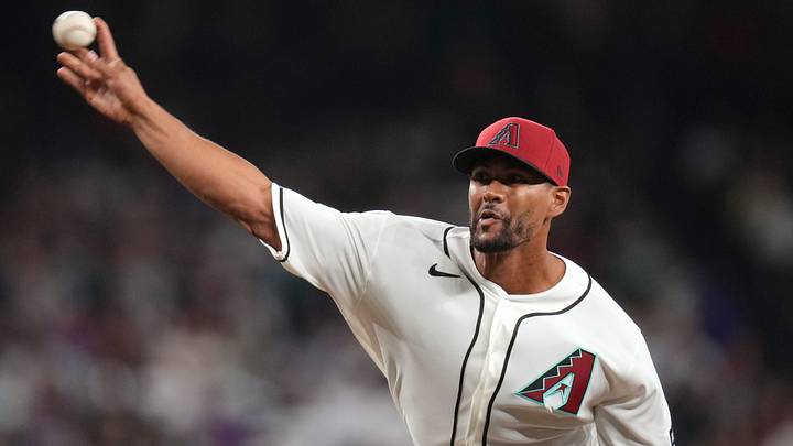 Arizona Diamondbacks right-hander Joe Ross (22) pitches against the Detroit Tigers at Chase Field on March 30, 2026. Arizona Diamondbacks right-hander Joe Ross (22) pitches against the Detroit Tigers at Chase Field on March 30, 2026.