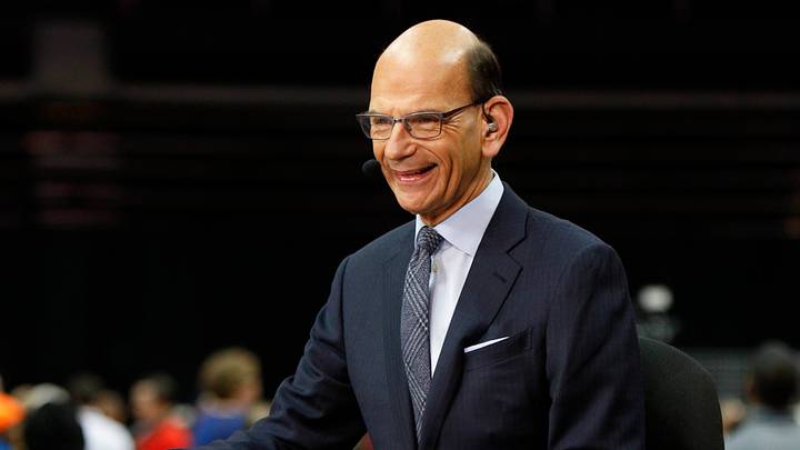 ESPN broadcaster Paul Finebaum during media da. ESPN broadcaster Paul Finebaum during media da.