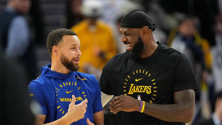 Stephen Curry and LeBron James Stephen Curry and LeBron James