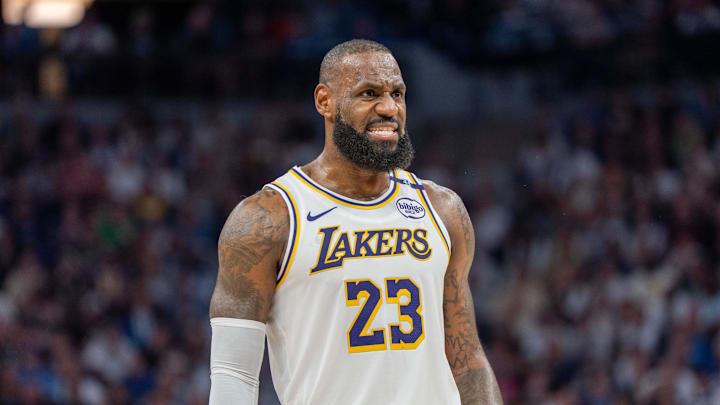 Los Angeles Lakers forward LeBron James vs. Minnesota Timberwolves
