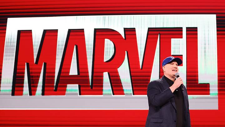 Kevin Feige, President of Marvel Studios, speaks during Day 2 of the D23 Brazil: A Disney Experience at Transamerica Expo Center on November 09, 2024 