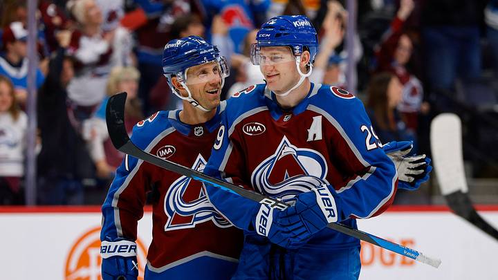 Colorado Avalanche left wing Jaden Schwartz (71) and center Nathan MacKinnon (29) Credit: Isaiah J. Downing-Imagn Images Colorado Avalanche left wing Jaden Schwartz (71) and center Nathan MacKinnon (29) Credit: Isaiah J. Downing-Imagn Images