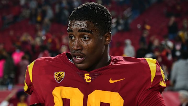 Oct 30, 2021; Los Angeles, California, USA; Drake Jackson, USC football