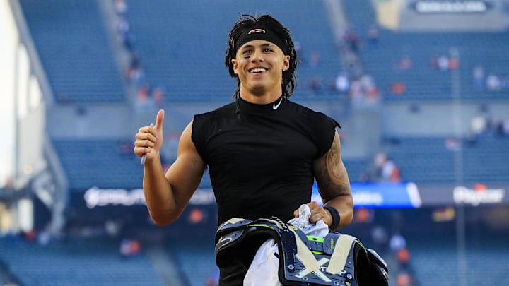 Nov 3, 2024; Cincinnati, Ohio, USA; Cincinnati Bengals wide receiver Andrei Iosivas (80) walks off the field after the victory over the Las Vegas Raiders at Paycor Stadium. Mandatory Credit: Katie Stratman-Imagn Images Nov 3, 2024; Cincinnati, Ohio, USA; Cincinnati Bengals wide receiver Andrei Iosivas (80) walks off the field after the victory over the Las Vegas Raiders at Paycor Stadium. Mandatory Credit: Katie Stratman-Imagn Images