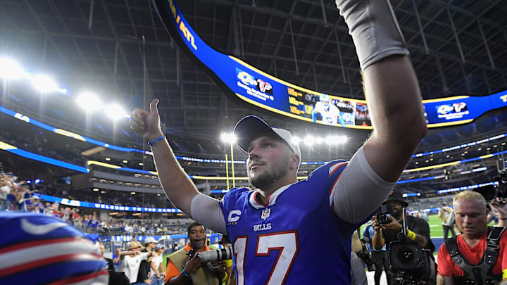 Josh Allen fue figura en el primer partido de la NFL