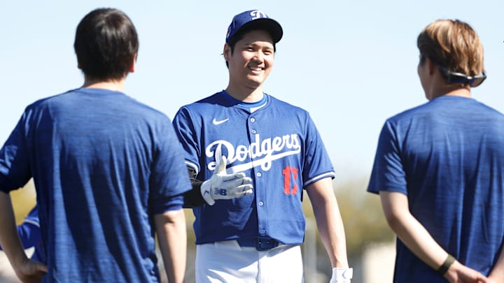Shohei Ohtani engalana el entrenamiento de los Dodgers 