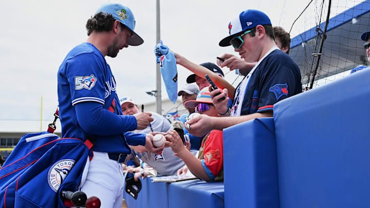 Toronto Blue Jays second baseman Ernie Clement. Toronto Blue Jays second baseman Ernie Clement.