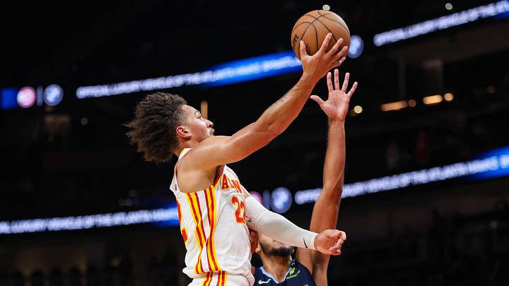 Oct 5, 2026; Atlanta, Georgia, USA; Atlanta Hawks forward Jalen Wilson (22) shoots against the Memphis Grizzlies in the fourth quarter at State Farm Arena. Mandatory Credit: Brett Davis-Imagn Images Oct 5, 2026; Atlanta, Georgia, USA; Atlanta Hawks forward Jalen Wilson (22) shoots against the Memphis Grizzlies in the fourth quarter at State Farm Arena. Mandatory Credit: Brett Davis-Imagn Images