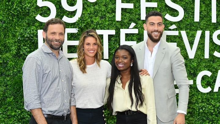FBI stars Jeremy Sisto, Missy Peregrym, Ebonee Noel, Zeeko Zaki at the 59th Monte Carlo TV Festival 