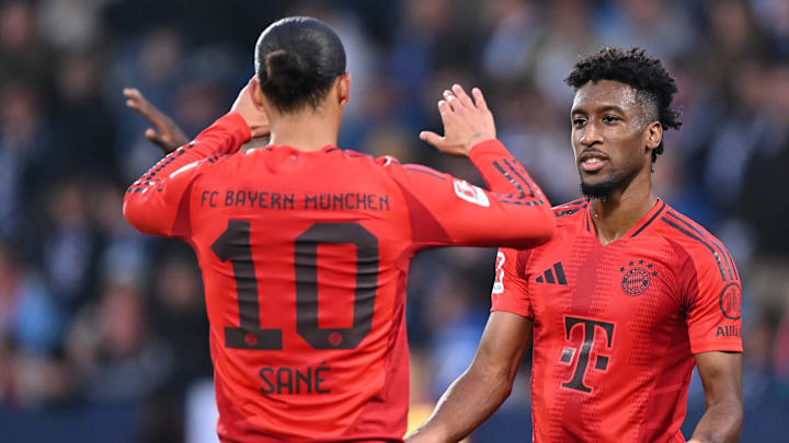 Leroy Sané (l.) und Kingsley Coman
