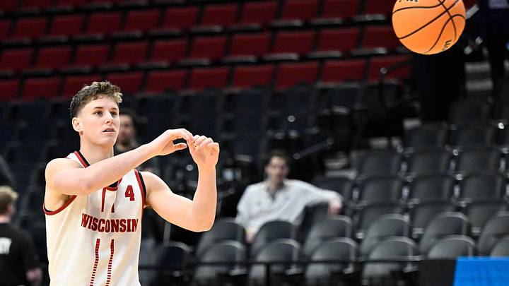 Wisconsin Badgers guard Zach Kinziger. 