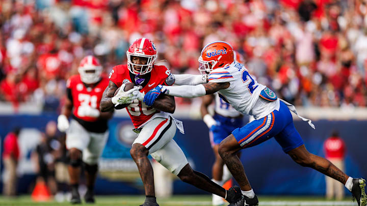 Dijon Johnson, Dillon Bell, Florida Gators, Georgia Bulldogs Dijon Johnson, Dillon Bell, Florida Gators, Georgia Bulldogs