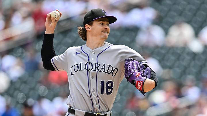 Colorado Rockies pitcher Ryan Feltner 