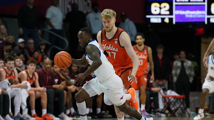 SMU Mustangs guard Boopie Miller (2).