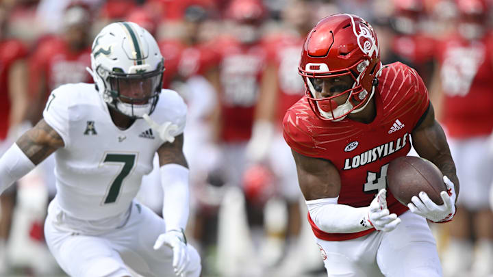 Will Jones II, shown here against Louisville while he was still at USF, had a solid year after transferring to Old Dominion