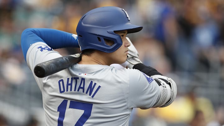 Los Angeles Dodgers designated hitter Shohei Ohtani. Mandatory Credit: Charles LeClaire-USA TODAY Sports