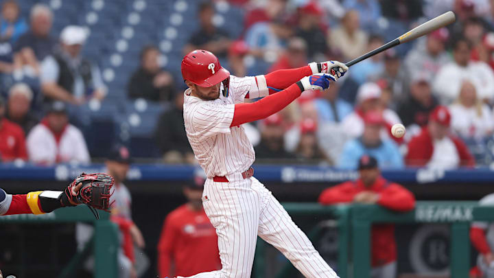 Trea Turner has dominated left-handed pitchers this season.