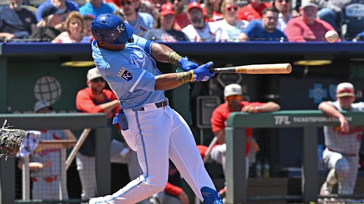 Kansas City Royals center fielder Dairon Blanco 