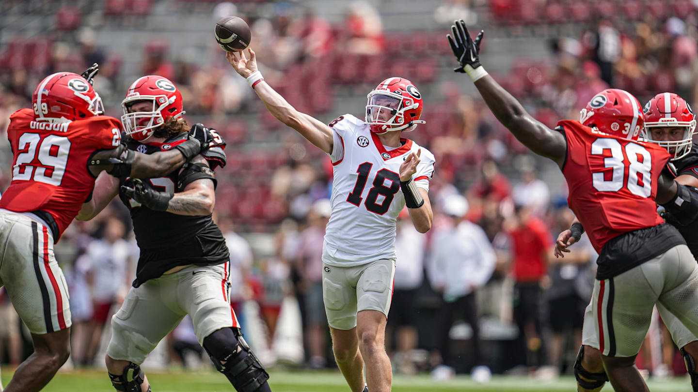 Georgia's QB room turns into hot debate after G-Day