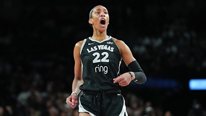 Las Vegas Aces center A'ja Wilson is a great prop target in Game 3. 