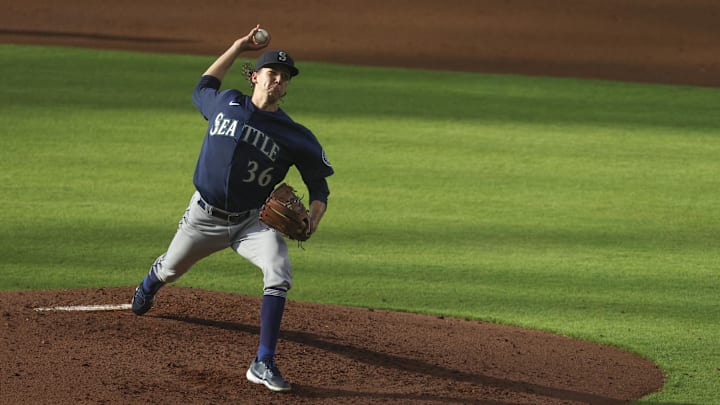 Seattle Mariners starting pitcher Logan Gilbert.