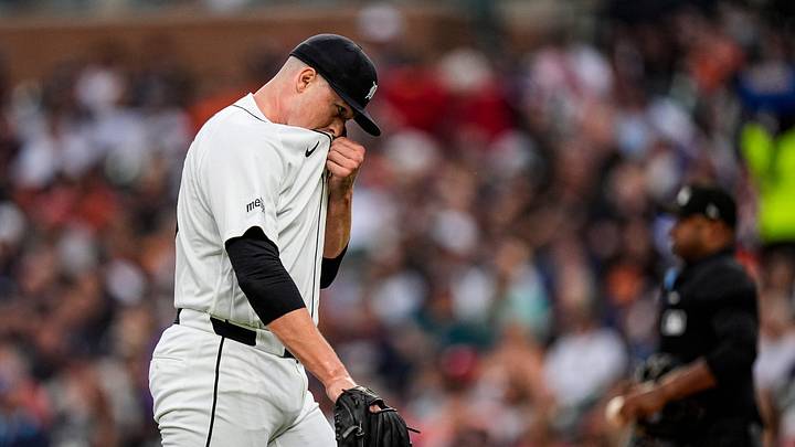Detroit Tigers pitcher Tarik Skubal (29)